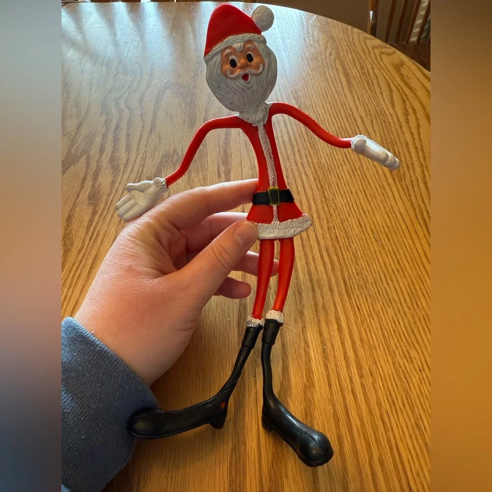 Vintage Bendable Santa Clause Figure/Toy